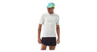 camiseta de manga corta compressport pro racing blanca para hombre
