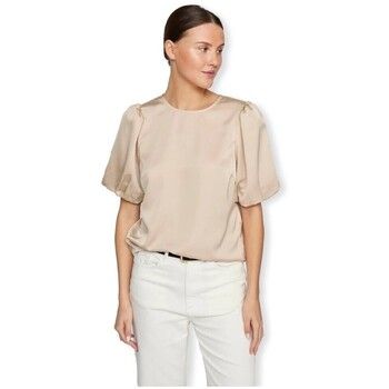 Vila Blusa Noos Top Ellette - Cement para mujer