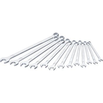 Hazet 600lg/13 Llave Combinada ∙ Extralarga ∙ Diseño Delgado ∙ Perfil De Tracción Hexagonal Doble Exterior ∙ 10 – 24 ∙ Número De Herramientas: 13