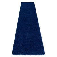 alfombra alfombra de pasillo soffi shaggy 5cm azul oscuro - para la c 60x300 cm