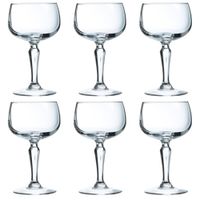 juego de 6 copas coctel vidrio 27 cl