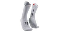 compressport pro racing sock bike blanco   negro
