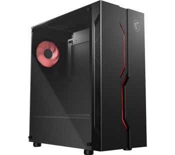 MSI Mag Vampiric 010M ATX Mid-Tower PC Case, Black