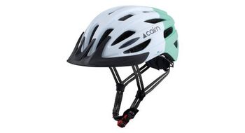 Casco cairn fusion led estera usb azul verde