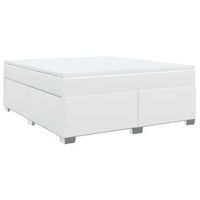 cama tapizada 200x180x46 cm tejido - blanco