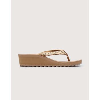 Koala Bay Chanclas Chaussons compensés marrons - Nereze para mujer