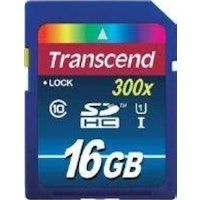 Transcend 16GB SDHC Class 10 UHS-I 16GB SDHC Clase