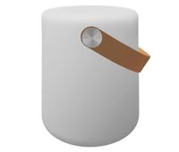lampara de mesa led con correa de imitacion vela