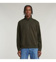 g-star para hombre d26305-d566-995 sudadera nifous half zip verde s algodon organico sostenible