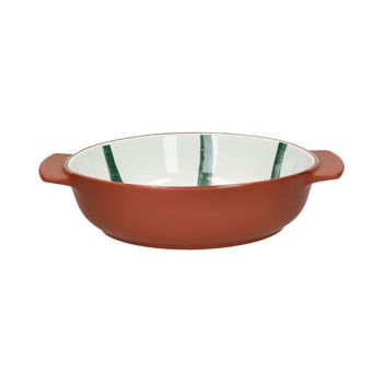 Fuente de porcelana arcillosa d21