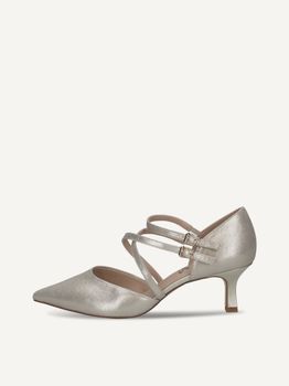 CAPRICE Pumps, metallic, made of Leather with Queenie, Size 41