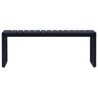 banco de jardin  banco de exterior  silla de jardin tablero ps negro 1205 cm