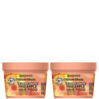 garnier ultimate blends pineapple 3-in-1 glowing hair mask duo