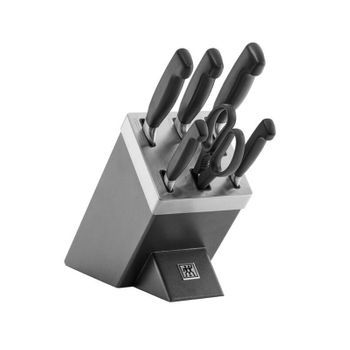 Bloque De Cuchillos Zwilling 7 Piezas Gris