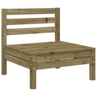 sofa de jardin  sofa de exterior sin reposabrazos madera pino impregnada