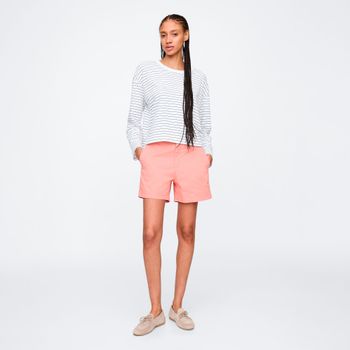 GAP Shorts rosas Downtown de talle medio 862443-284