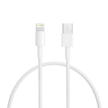 PcCom Essential Cable Lightning a USB-C 1m Blanco