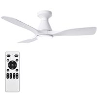 lalumiia ventilador de techo con luz y mando a distancia 42in 106cm ventilador de techo ultraplano para techos bajos motor dc silencioso 6 velocidades funcion invierno verano 3 temperaturas color
