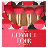 Spectrum Beauty Games Connect Four Midi 4 Piece Makeup Brush Set
