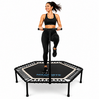 cama elastica de fitness 3 en 1 plegable
