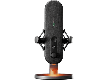 Micrófono - SteelSeries Alias, USB-C, Cancelación de Ruido, RGB Ambiental, Negro