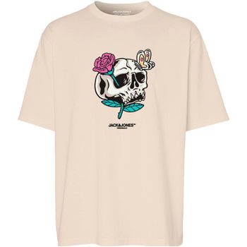 Jack & Jones Camiseta 12256941 JORTAMPA FASTRUNNER2 TEE SS CREW JNR BUTTERCREAM para niño