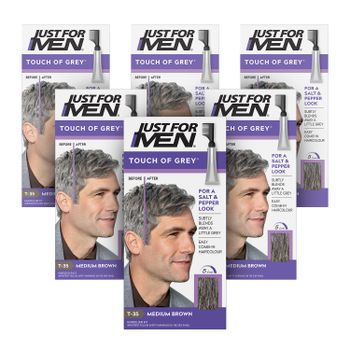 Just For Men Touch Of Grey Med Brown-Grey x 6