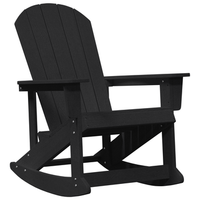 silla rocking adirondack negra 735x92x90 cm hdpe cfw923644