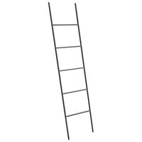 toallero de hierro negro mate 5 rieles accesorio de bano estante de almacenamiento de toallas de pie escalera diseno moderno aribibi