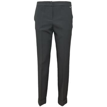 Please Pantalones p493qotton_nero para mujer