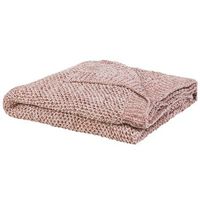 manta de punto de chenilla rosa 150 x 200 cm dormitorio sala de estar suave felpa elova