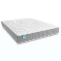 colchon viscoelastico 160x180 cm 21cm firmeza media con tejido strech bambu reversible  fabricado en espana nalui talaia gris