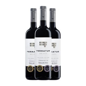 Ferratus Vino Tinto Origen Ribera 75 Cl 14.5% Vol. (pack De 3 Unidades)