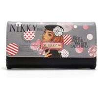 nikky by nicole lee cartera billetera triple v2 ciega por ti para mujer