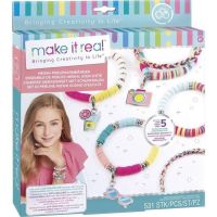 kit de pulseras creativas lansay make it real heishi jours dete 480 cuentas