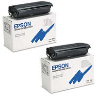 original multipack epson epl-5200 printer toner cartridges 2 pack -c13s051011