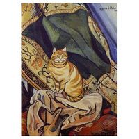 legendarte - cuadro lienzo impresion digital - raminou sentado en un pano - suzanne valadon - decoracion pared cm 50x70