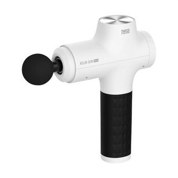 Teesa Relax Gun Mg60 Massage Gun, 8 Attachments, White
