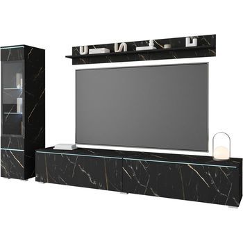 Conjunto De Muebles De Salón Vera I, Juego De Muebles De Salón, Mueble De Televisión, Sin Iluminación Led, Color San Sebastián