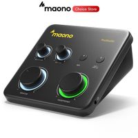 interfaz de audio usb maono ps22 lite para pc entrada xlr equipo portatil de grabacion y transmision tarjeta de sonido para musica guitarra daw