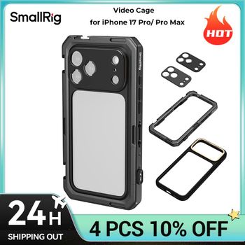 SmallRig 17 Pro/Pro Max Jaula para teléfono Jaula de vídeo móvil para iPhone 17 Pro/ Pro Max Edición básica Compatible con videografía profesional