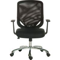 teknik nova mesh tilting executive chair - black black