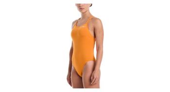 Traje de bano nike swim hydrastrong solid naranja  mujer