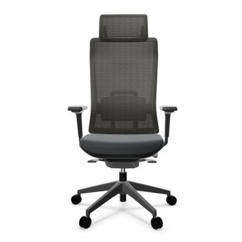 Actiu TNK Flex Carbon Black Silla de Oficina Negra