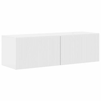 Mueble De Tv Montado En La Pared 98 X 31 X 29,5 Cm Brillante Vidaxl