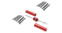 kit de reparacion tubeless parts 8 3 rojo claro   10 mechas