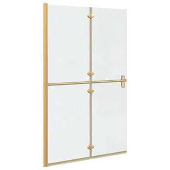 Panel De Ducha A Ras De Suelo Dorado 120 X 6,5 X 190 Cm Vidaxl