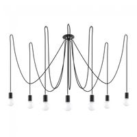lampara colgante edison 7 luces