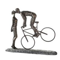 casablanca by gilde figura decorativa escultura besame color bronce h 30 cm