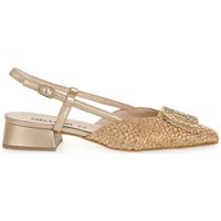 melluso zapatos de tacon intreccio apple nude para mujer